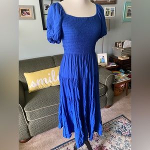 Amazon style dress. It’s a bit wrinkled but such a pretty dress once steamed.